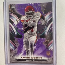 2024 Topps Inception Xavier Worthy RC SP Purple 41/125