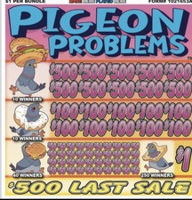 Pigeon Problems Jar Tickets