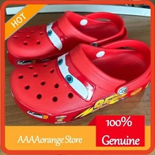 New Lightning Mcqueen Crocs Classic Clog Cars Disney Sizes 4-12M DONT LIGHTUP