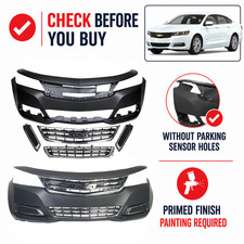 For 14-20 Chevy Impala LS LT Premier Front Bumper Cover Grille Assembly w/o DRL