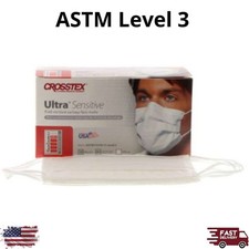 40/120/200 Pcs Disposable Face Mask ASTM Level 3 Earloop FogFree 99 PFE Anti