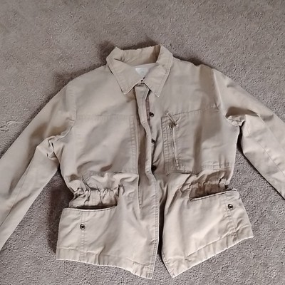 Gap Designed & Crafted Men s Khaki Utility Jacket XL Full Zip