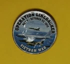 Colorized Kennedy Half Dollar Vietnam War Operation Linebacker HC18