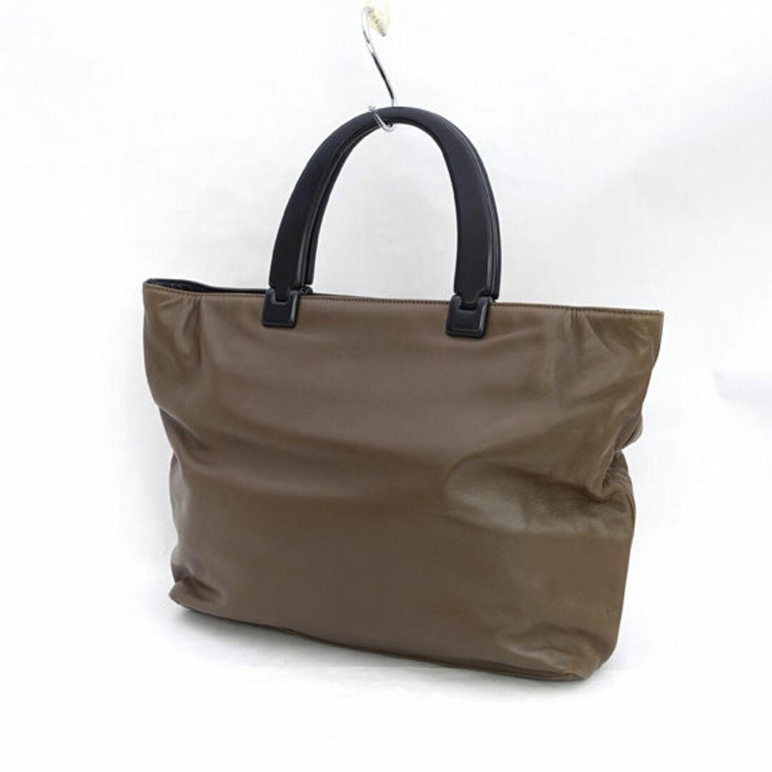 PRADA Nappa Leather Handbag Brown B8233 Bag Back BAG Handbag Brand Used 09900145