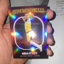 2024-25 Panini NBA Hoops Skyview Insert Anthony Davis #12 Los Angeles Lakers