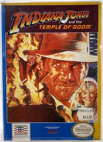 Indiana Jones and the Temple of Doom Nintendo NES New 1988 Sealed WATA 9.4 A