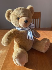 FAO Schwarz Brown Teddy Bear 14" Super-Soft Brown Plush So Cute and Furry