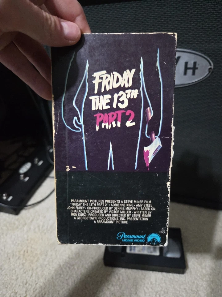 Friday The 13th Part 2 VHS 1981 'GATEFOLD' RARE VG 1st Release W/Case Paramount  Foto 2 de 4