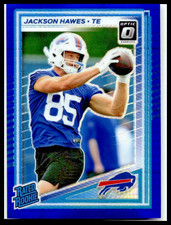 Panini 2025 Donruss Optic Jackson Hawes #224 Buffalo Bills Rated Rookie Prizm