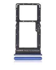 Dual Sim Card Tray Compatible For Xiaomi Redmi Note 10 5G Nighttime Blue