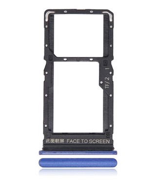 Dual Sim Card Tray Compatible For Xiaomi Redmi Note 10 5G (Nighttime Blue)