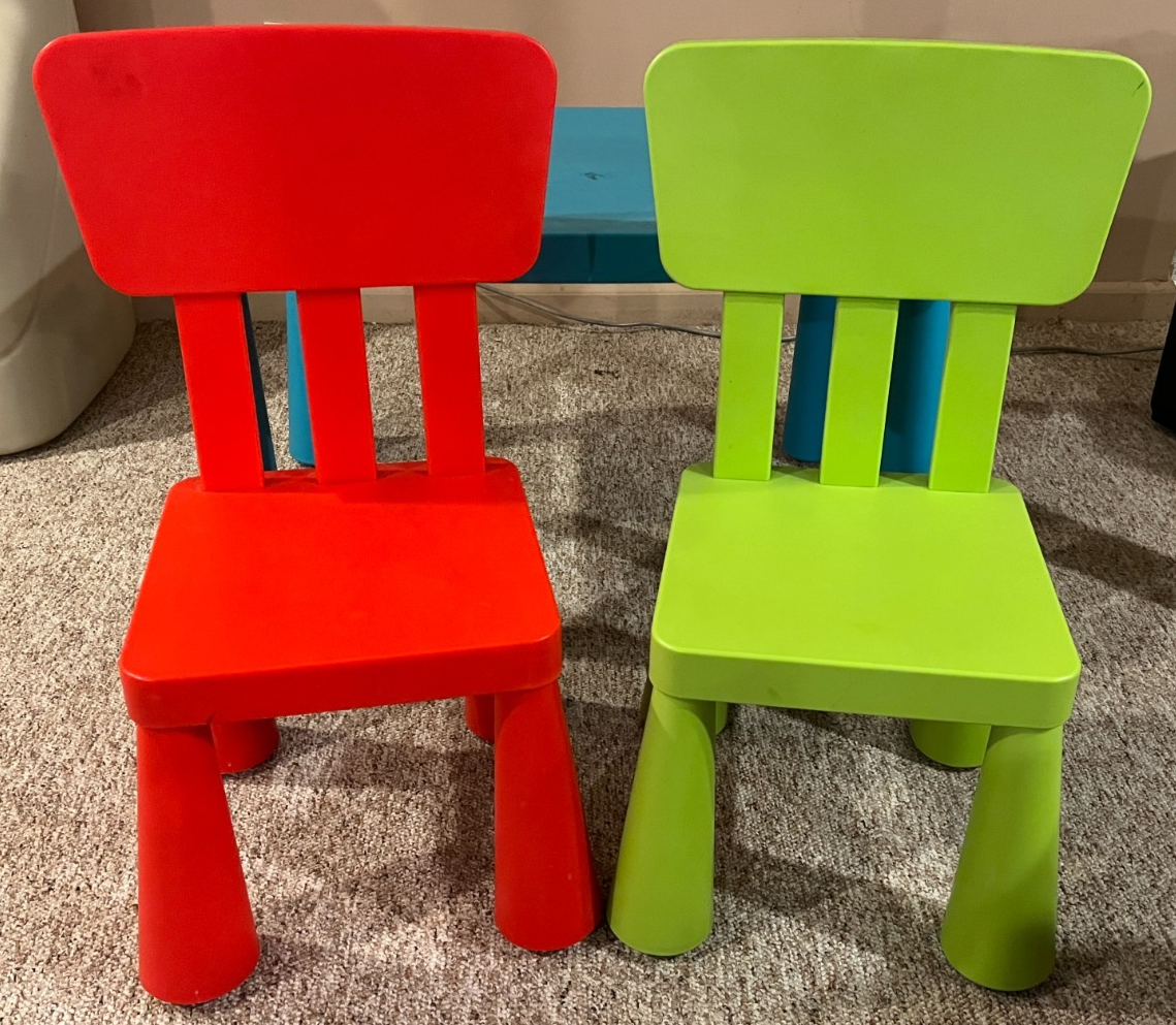 Ikea Kids Globe Chair IKEA PS LÖMSK White, Red, Swivel Armchair IKEA UK