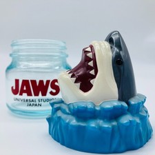 Figura JAWS Bin UNIVERSAL STUDIOS JAPÓN Gran Tiburón Blanco Ataque Amity Island