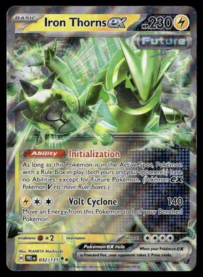 Iron Thorns ex 032/131 Holo SV: Prismatic Evolutions LP-NM