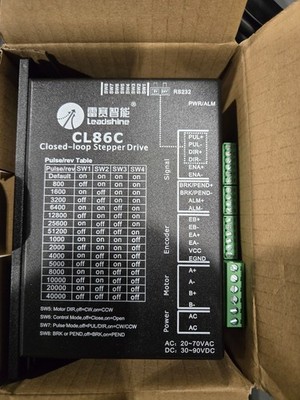 stepper motor driver leadshine CL86C, open/closed loop