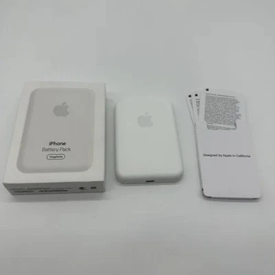 Apple MagSafe A2384 Lightning Battery Charger - White for sale