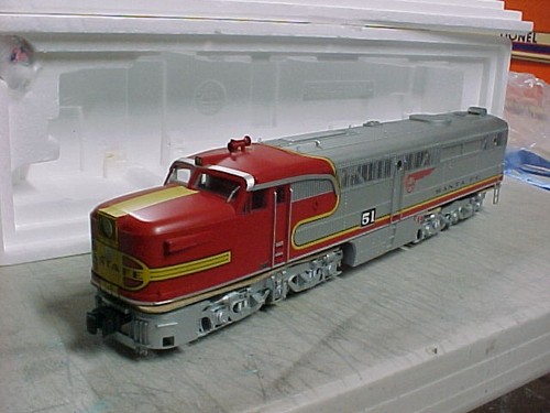 Calibre O 3 rieles Lionel 6-14573 ATSF Santa Fe ALCO PA diésel (sin motor) | Zustand: New