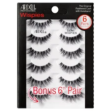 Ardell False Eyelashes Demi Wispies, Black, 6 Pairs