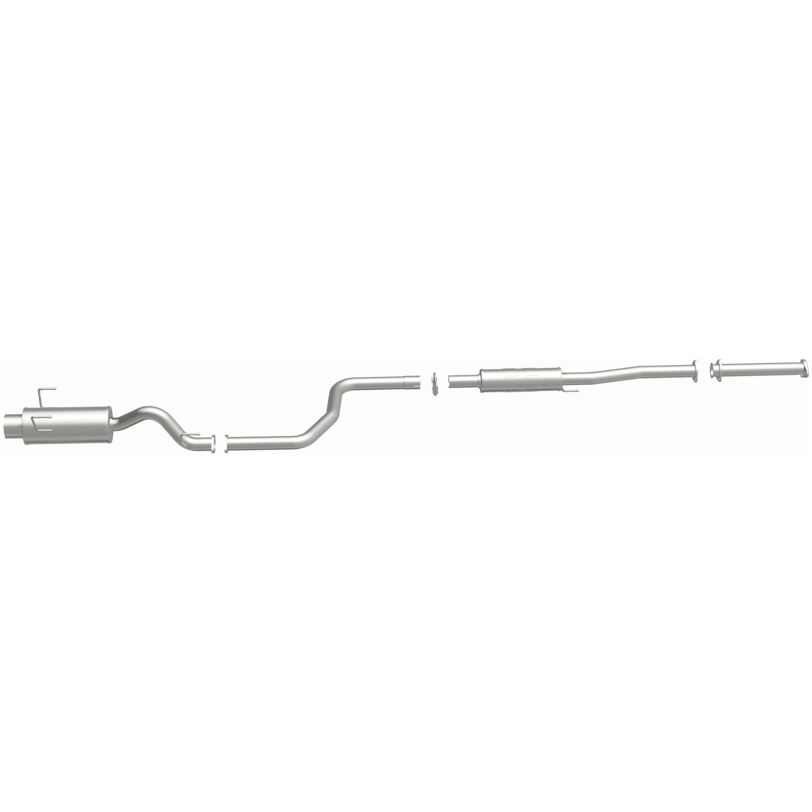 For Honda Civic 92-00 Exhaust System Street Series Stainless Steel Cat-Back