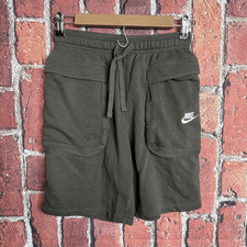 Nike Green Club Fleece Cargo Boys Kids Shorts DM8049 Youth XL Athletic