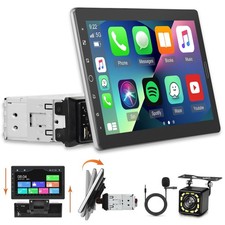 Pantalla Carplay Est reo Bluetooth Inal mbrico SOLO-DIN 10.1" Para Carro Coche