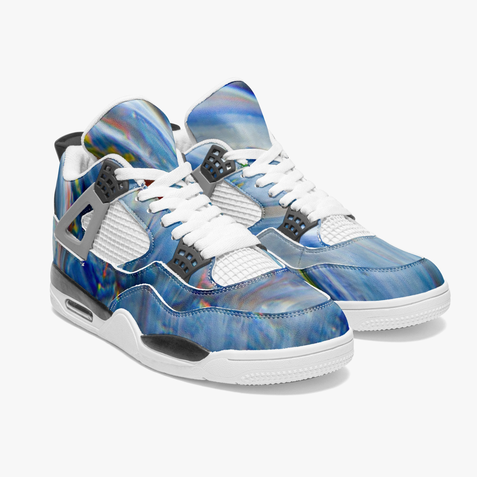 UVelsi AirGok Mens Modern Leather Sneakers Sporty Festival Shoes