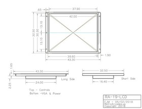 19 Inch Arcade Game LED Monitor for Arcade Cabinets, Jamma / MAME / MultiCade