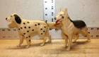 Vintage 1967 Marx Johnny West Springer Spaniel Flack & German Shepherd Flick