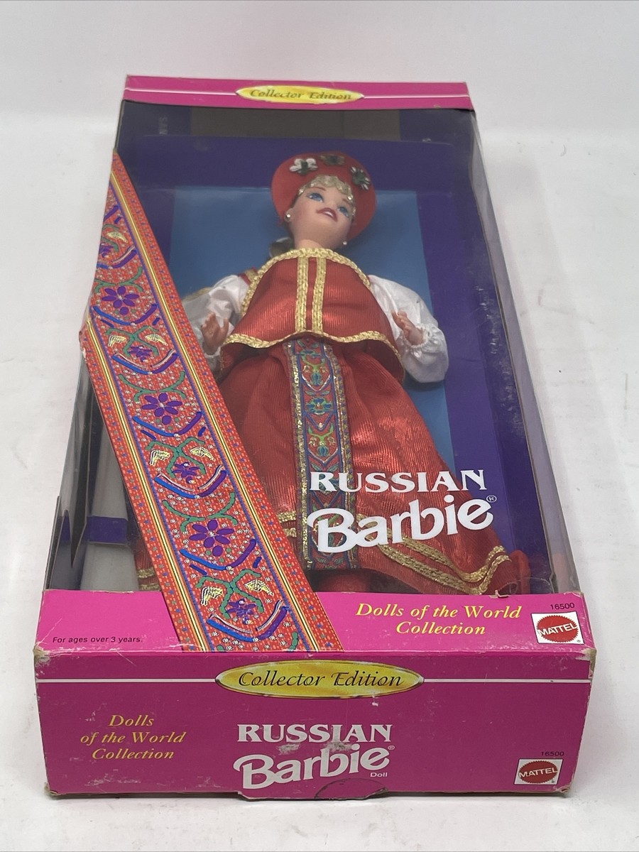 Barbie (Russian) 1996 Original Box Dolls of the World