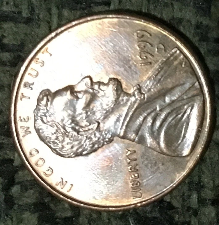 Lincoln Cent Mule Die 1999 D????? Foto 2 de 4