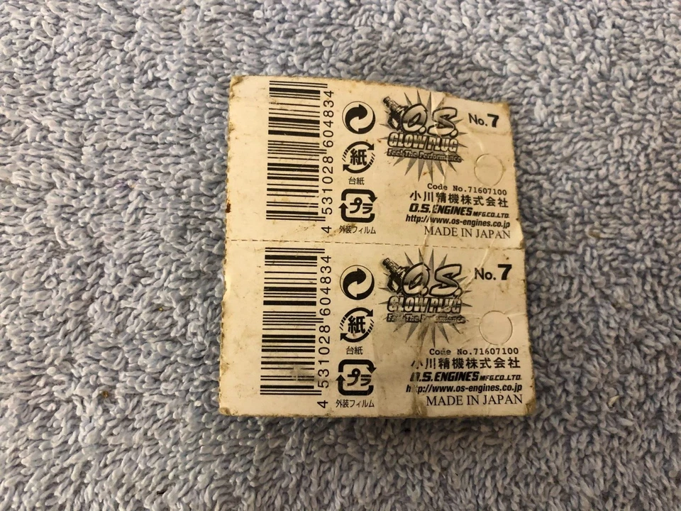 2ea O.S. No. 7 Medium Hot Glow Plugs New In Package - Image 2 of 2