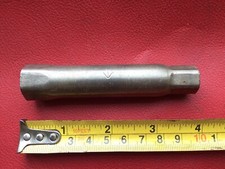 VINTAGE MILITARY BOX SPANNER 0BA - 5/16 WHITWORTH (3/8 B.S.F) NICKEL PLATED TOOL