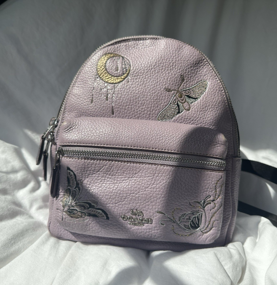 Coach × Chelsea Champlain Tattoo Lilac Purple Mini Charlie