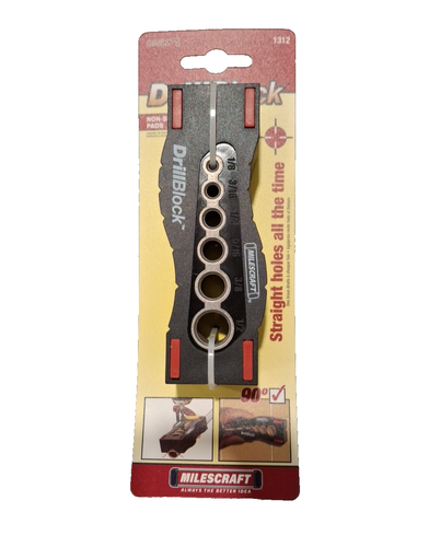 3-Pack Milescraft 1312 DrillBlock – New Portable Drill Guides for Straight Drill - Picture 3 of 4