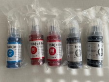 GI23 Ink Refill Bottles Work for Canon Pixma G620 5PAC BK C M R GY