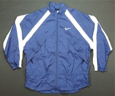 Rare Vintage NIKE Swoosh Color Block Full Zip Windbreaker Jacket 90s Womens SZ L