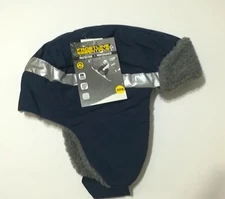 Frostline Essentials Boys Kids/Toddler Ear Flap Trapper Hat dark blue OSFM/ 4-14