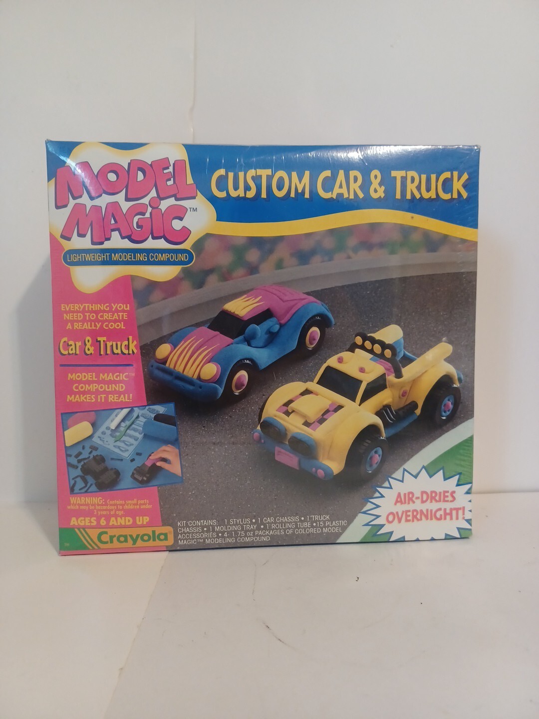 Rare Vintage 1994 Crayola Model Magic Custom Car & Truck New Factory Sealed