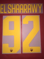 KIT EL SHAARAWY 92 ARANCIO X MAGLIA CALCIO ROMA 17-18 NUOVO  
