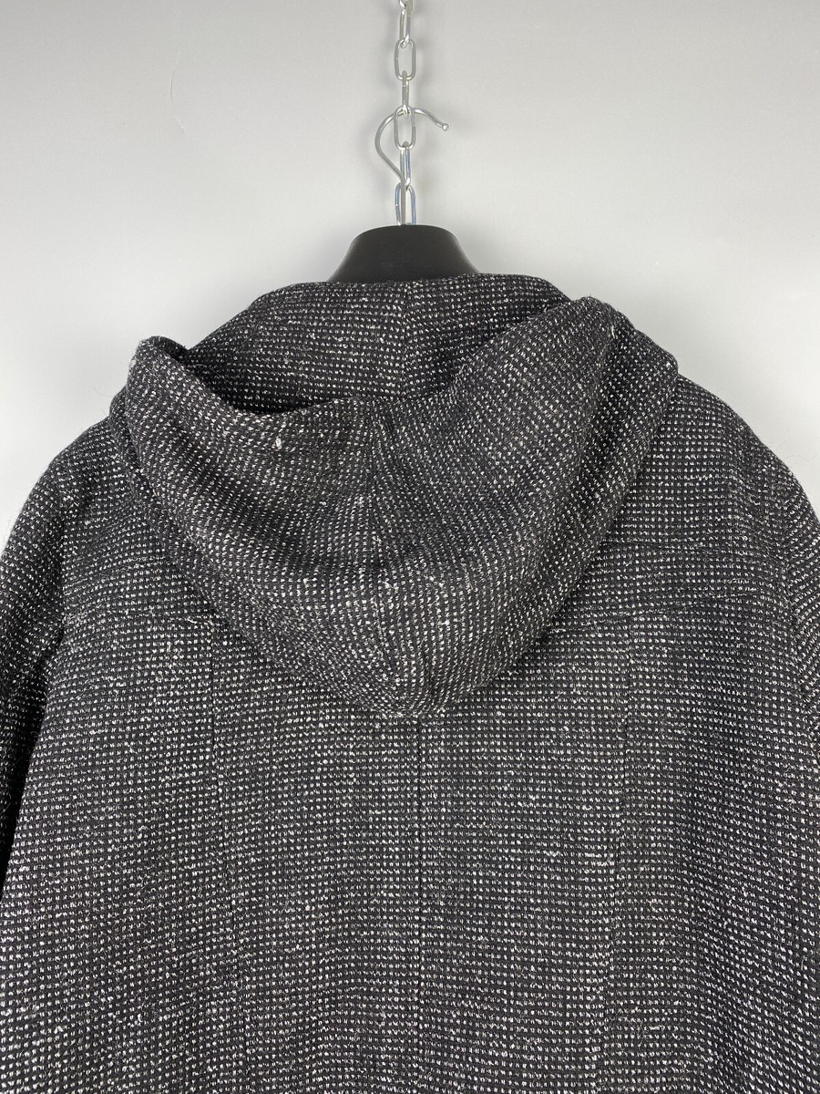 DIOR Homme Hedi Slimane 08AW Luxury Knit Zip Hooded Bomber Jacket