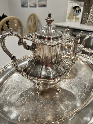 Reed & Barton】Victorian ティーサービス 4点 優美！！ NICE REED