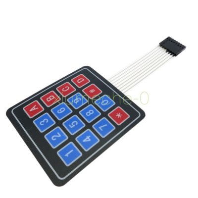 2PCS 4 x 4 Matrix Array 16 Key Membrane Switch Keypad Keyboard for Arduino AVR