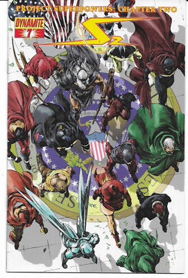 PROJECT SUPERPOWERS: Chapter Two #07 (2010) Variant 1 in 5 CHASE Cover by J. LAU