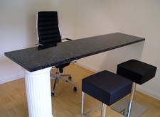 Thekenplatte Naturstein Arbeitsplatte Abdeckung Stehtisch Barabdeckung Anrichte