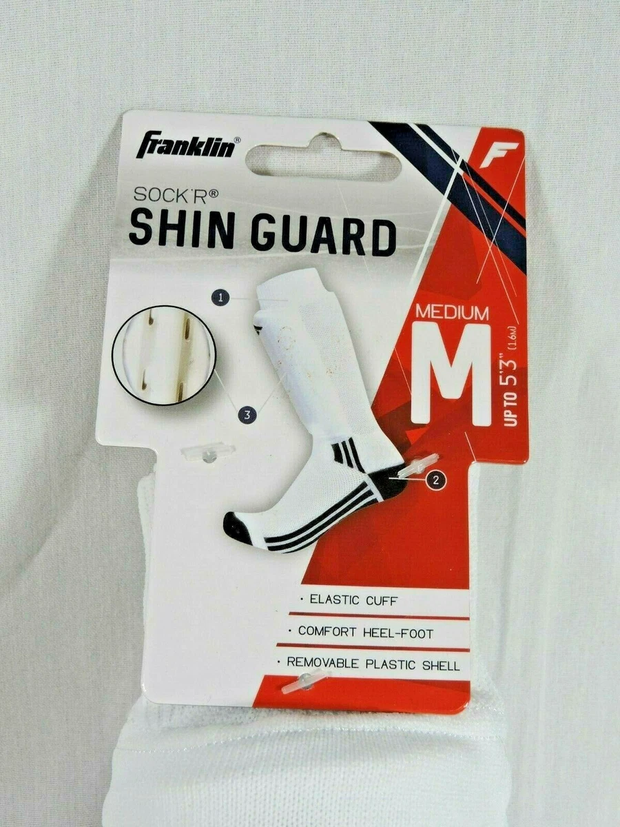 NEW Franklin Soccer Shin Guards Sock'r Medium Up to 5'