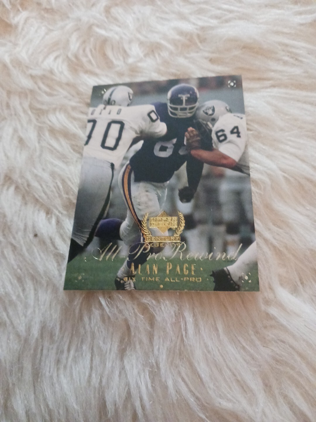 1999 Upper Deck Century Of Legends ALL PRO REWIND Alan Page #123