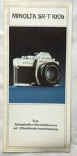 Minolta SR-T 100b Ladenwerbung Deutsche Ausgabe Vintage