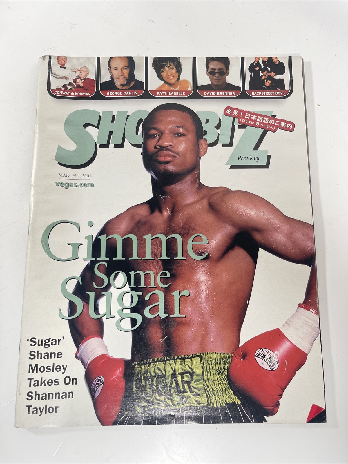 Sugar Shane Mosley Autographed Signed 'The Ring' Boxing Magazine 