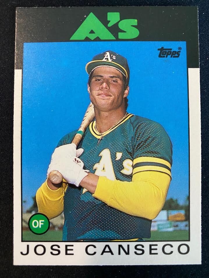 1986 Topps Traded - #20T Jose Canseco (RC) - 3