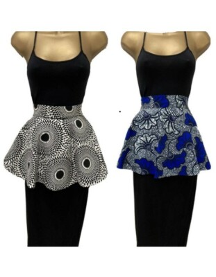 Detachable Peplum Top Ankara Peplum Belt Peplum Belt Overskirt